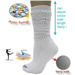 複製-(91201) Aerobic Exercise Antifungi Workout Hooters Slouch Sports Terry Socks